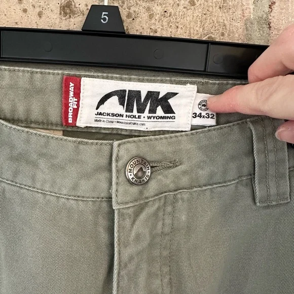 Mountain Khakis Gray 34x32 Broadway Fit Men's Chinos - Picture 2 of 10